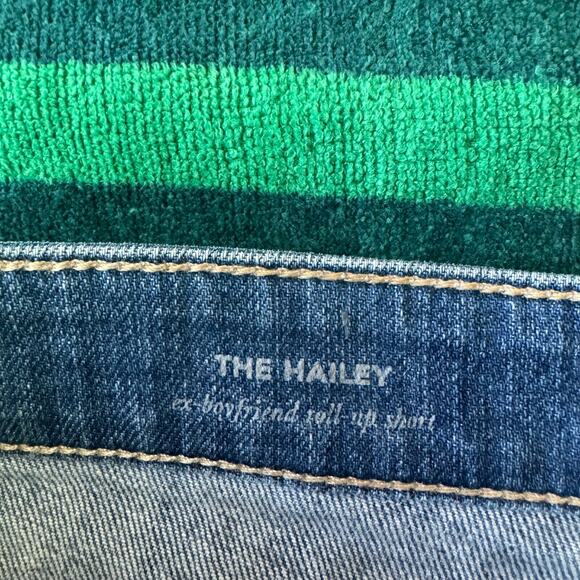 AG Adriano Goldschmied The Hailey Ex-Boyfriend Roll-Up  Shorts Size 29 R - Picture 5 of 9